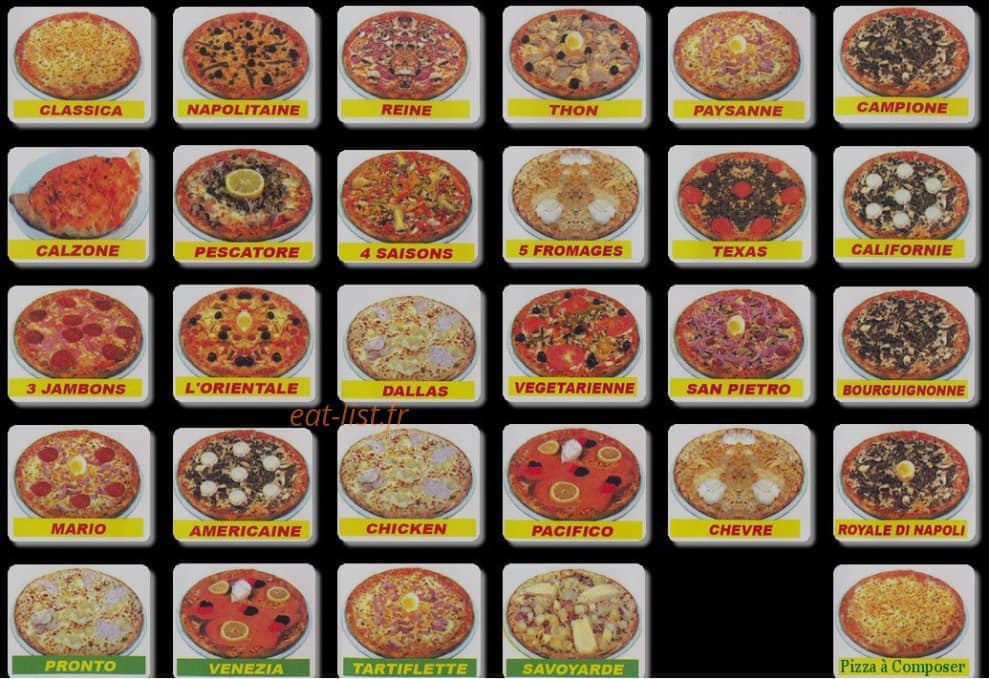 Pizza di Napoli à Soissons menu en ligne
