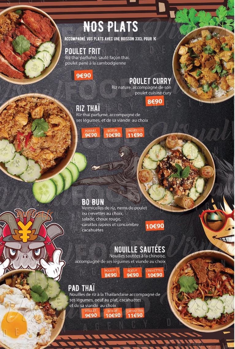 Take away — carte page 3
