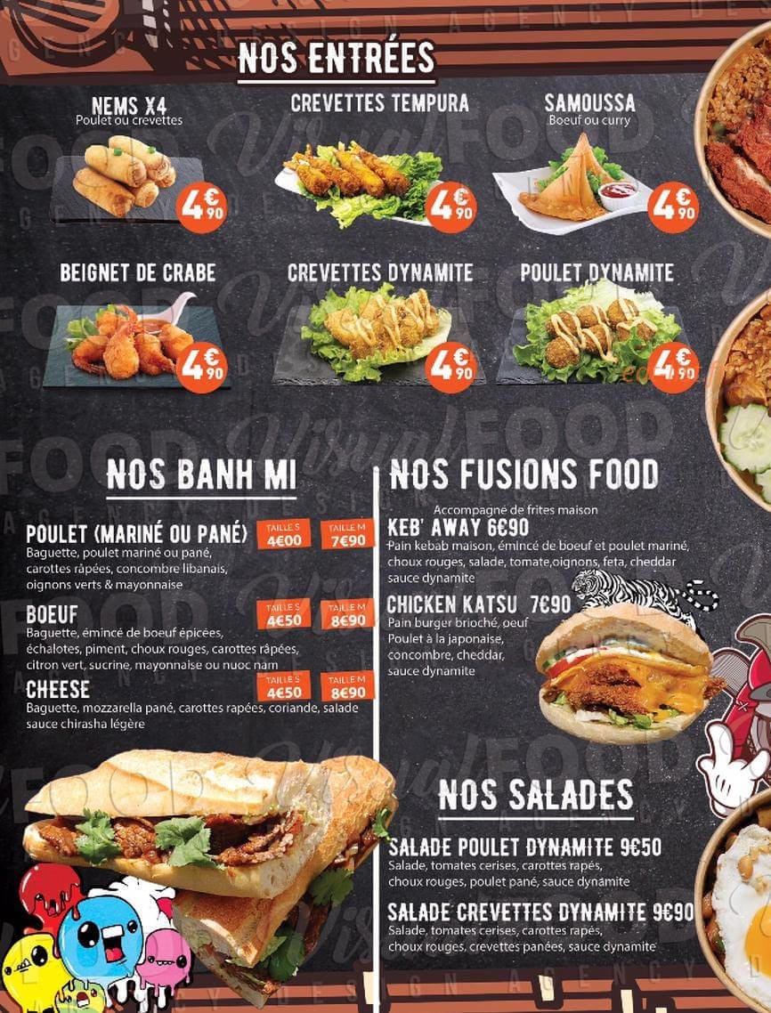 Take away — carte page 4
