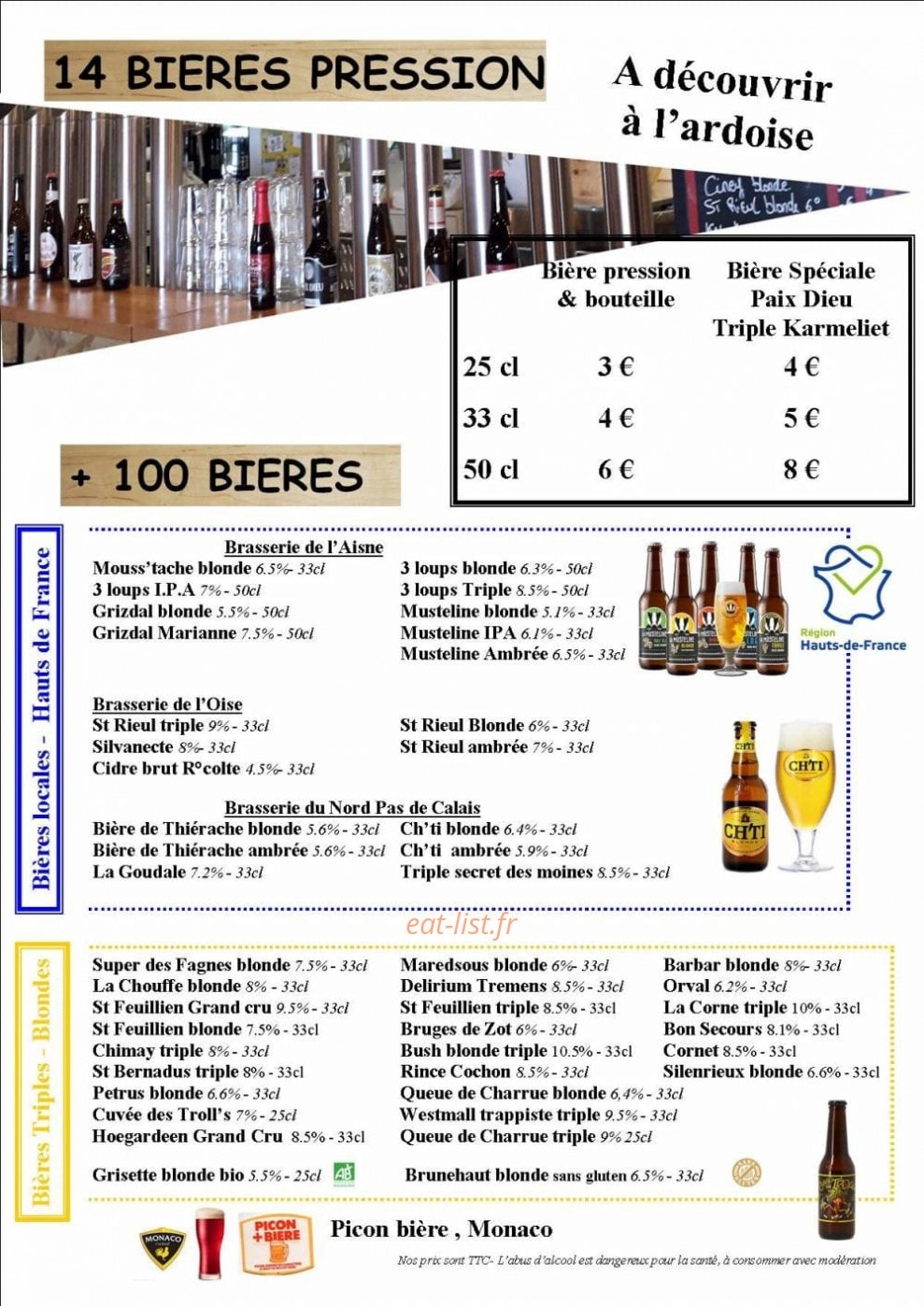 Le Comptoir des Saveurs — carte page 3