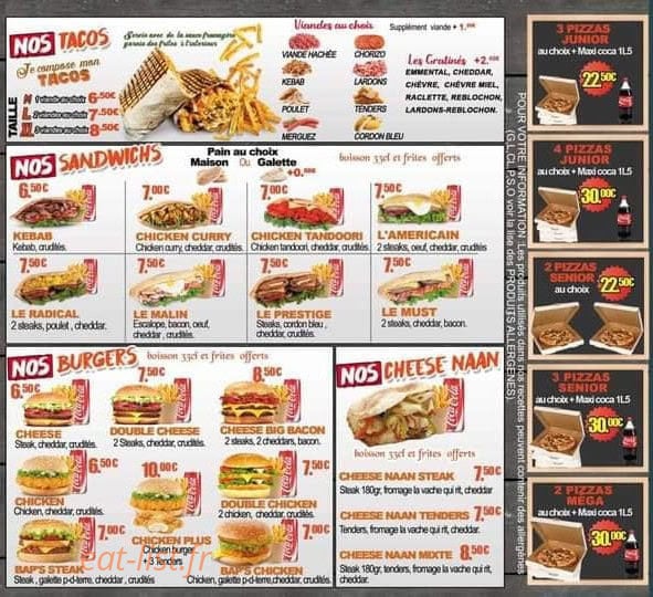 Pizza house — carte page 3