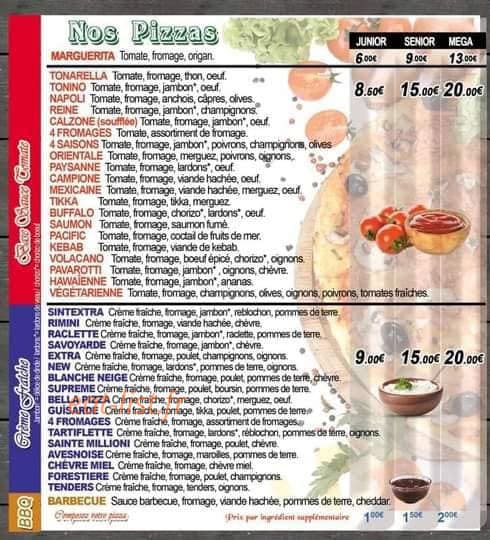 Pizza house — carte page 2
