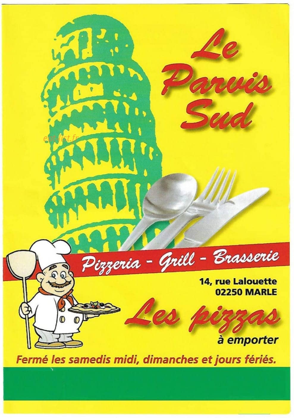 Le Parvis Sud — carte page 1