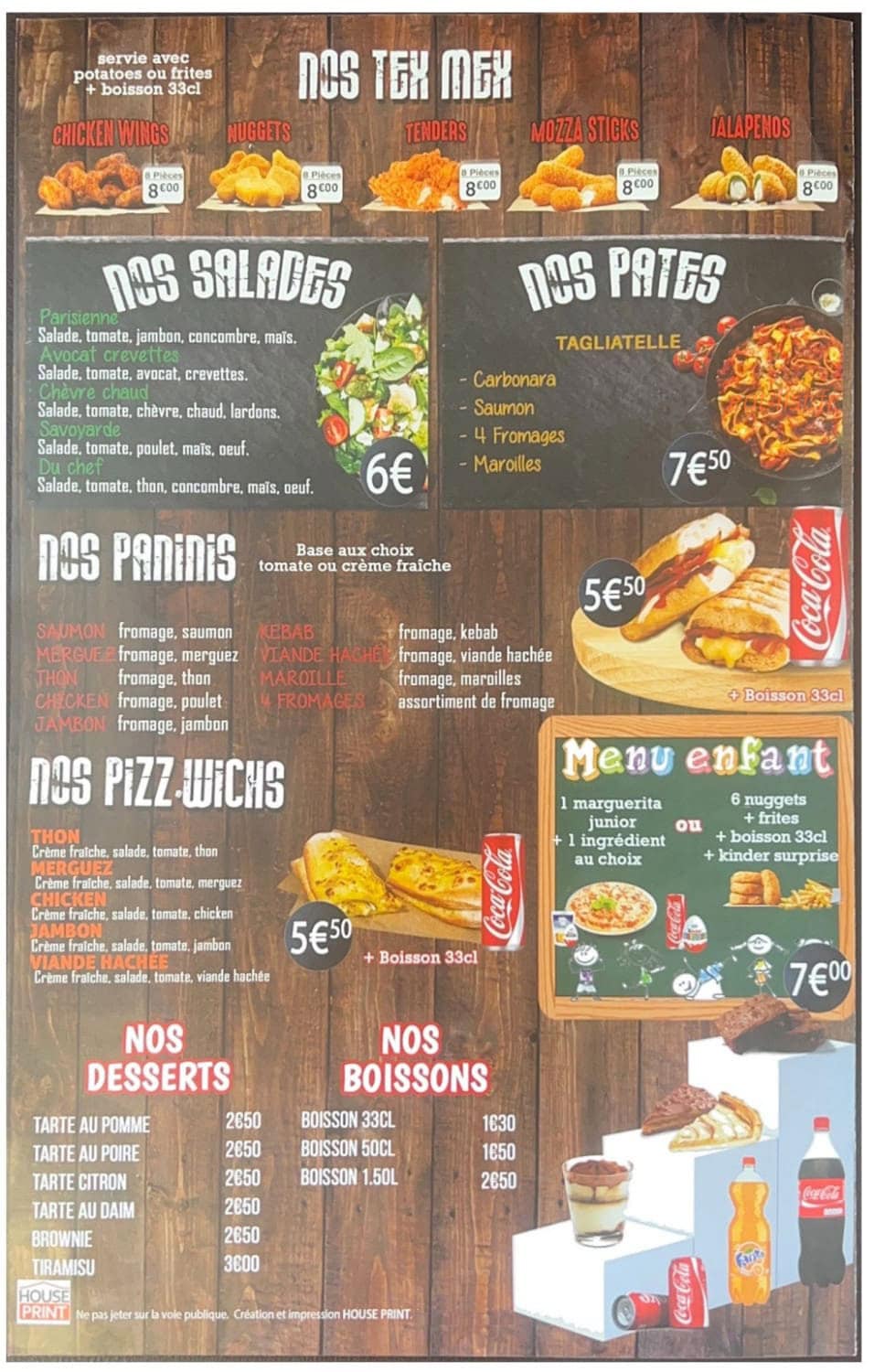 Milano Pizza — carte page 2