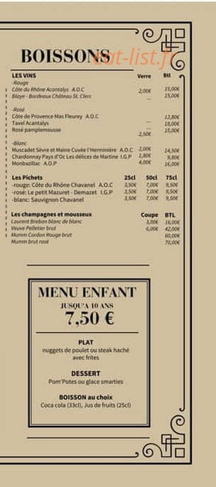 O'Leups — carte page 3