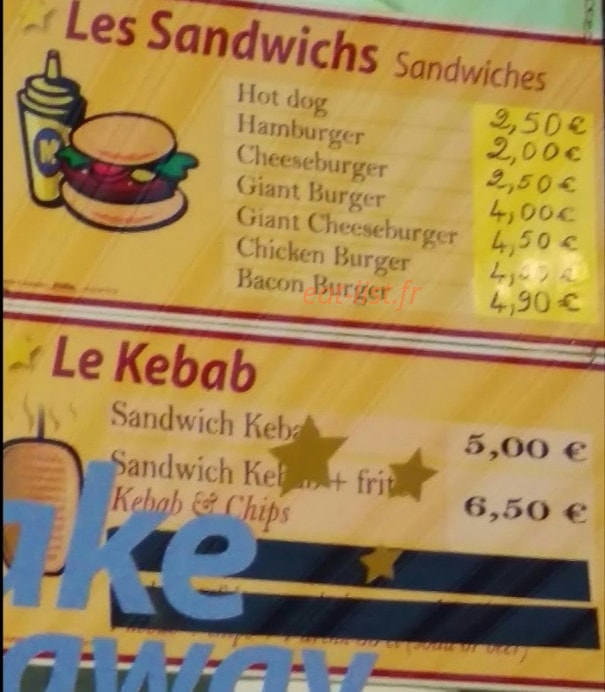Berny Burger — carte page 2