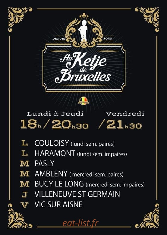 Au Ketje de Bruxelles — carte page 2