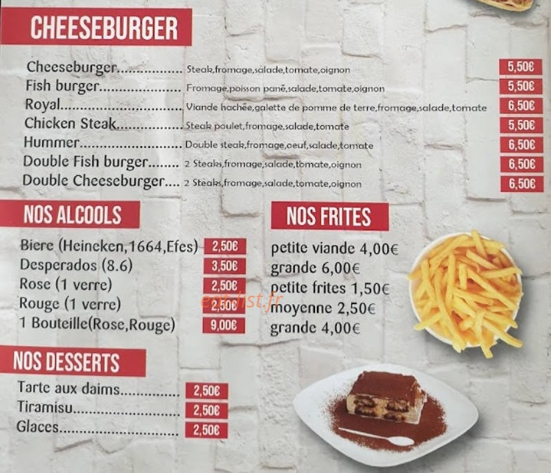 Restaurant Du Port — carte page 4