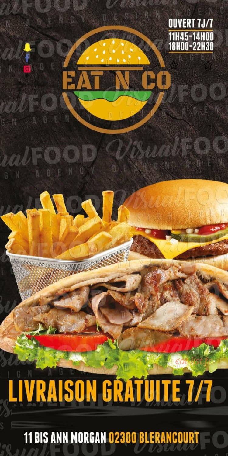 Eat N Co — carte page 1