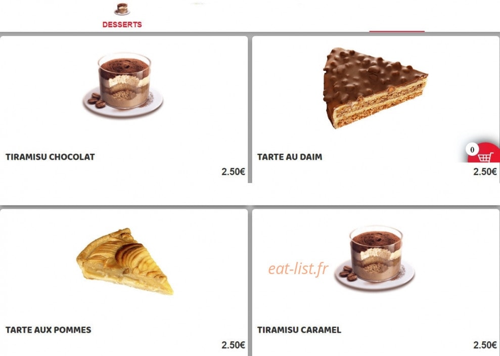 Djerba Food — carte page 10