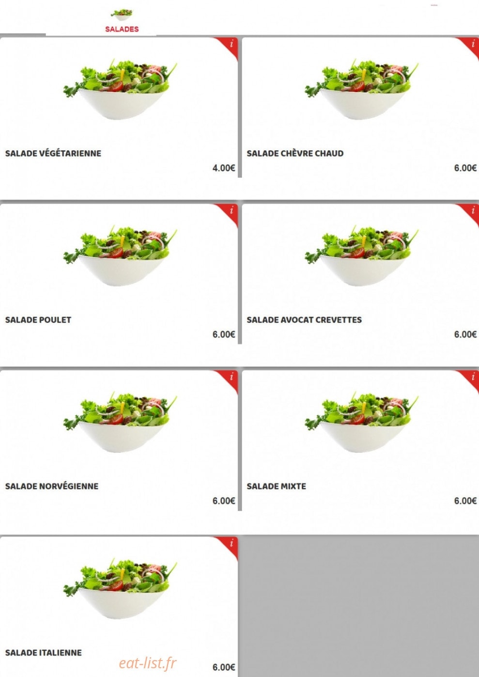 Djerba Food — carte page 8
