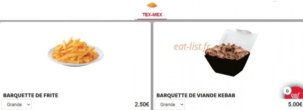 Djerba Food — carte page 7