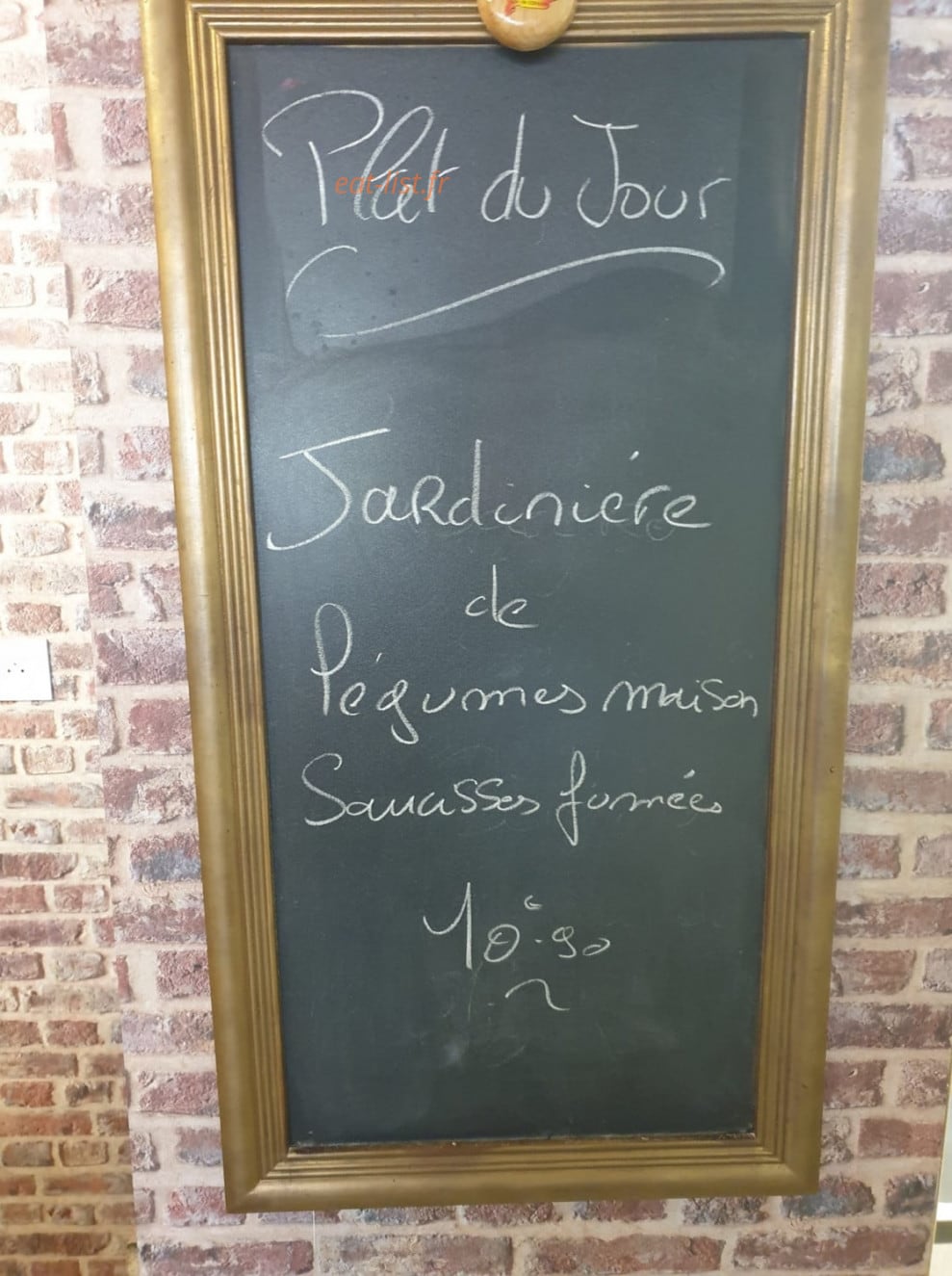 La Cantina — carte page 1