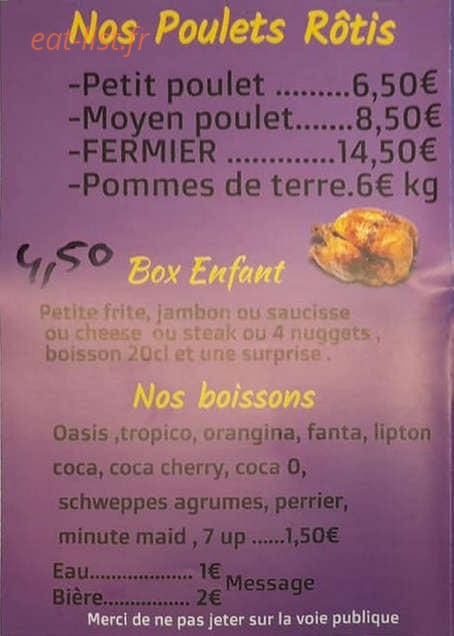 La fritterie — carte page 4