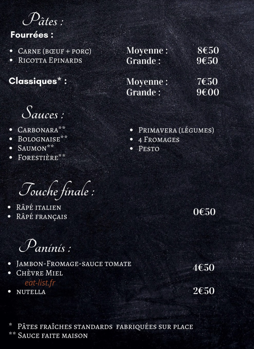 La mensa dei treppo — carte page 2