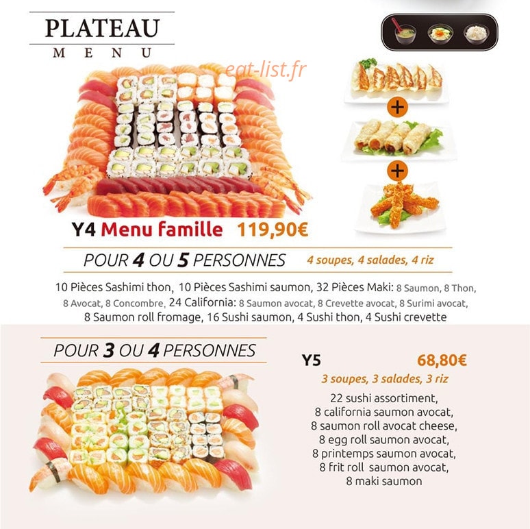 Le Sakura — carte page 14