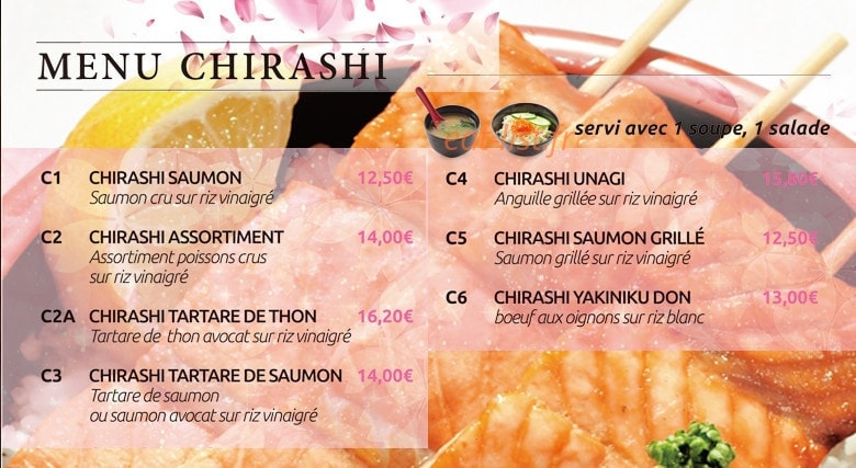 Le Sakura — carte page 12