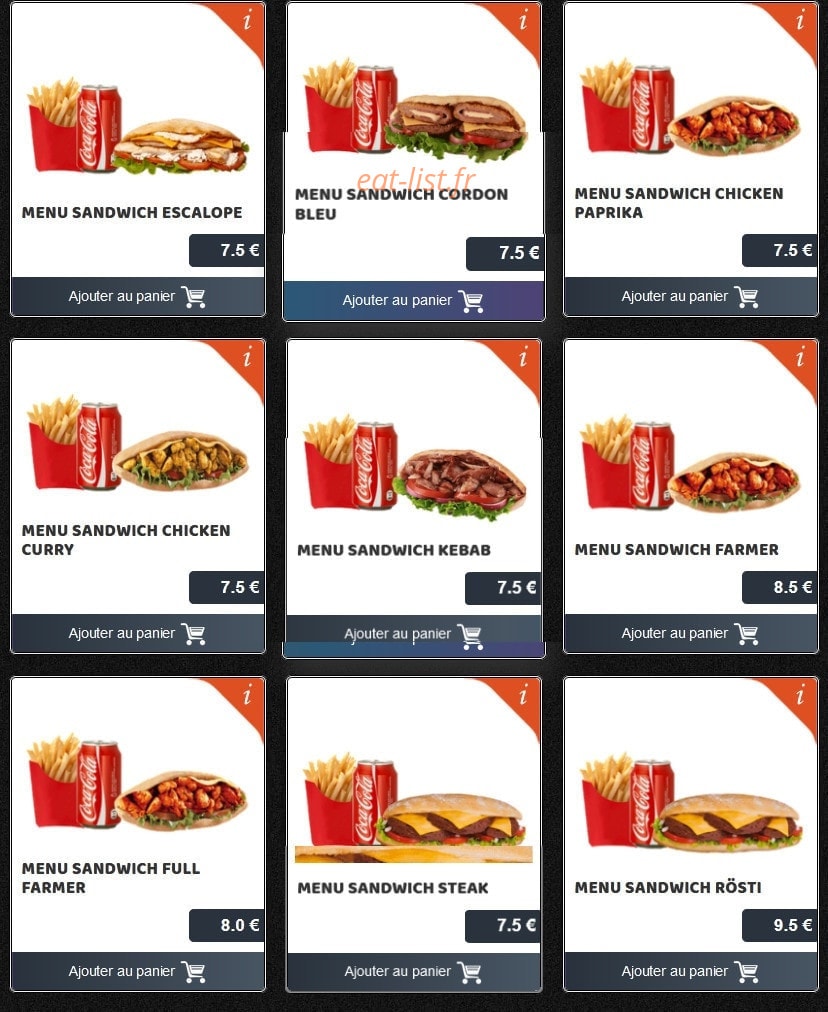 Mc tacos — carte page 4