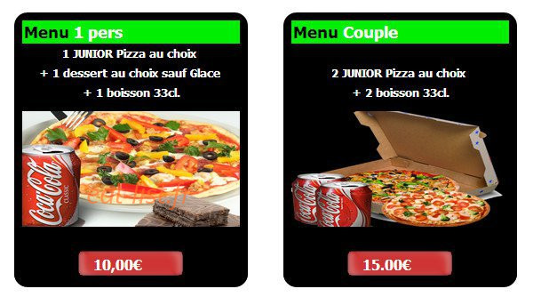 Pizza andiamo — carte page 14