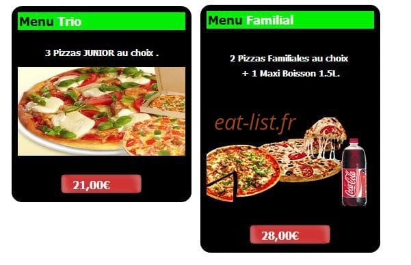 Pizza andiamo — carte page 15