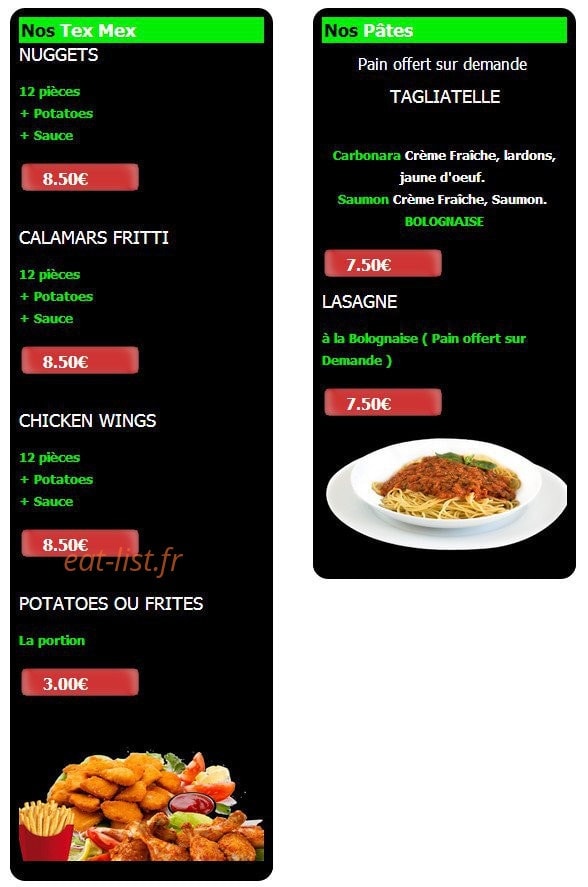 Pizza andiamo — carte page 6