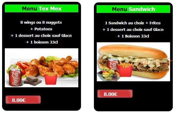 Pizza andiamo — carte page 12