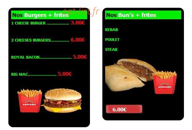Pizza andiamo — carte page 7
