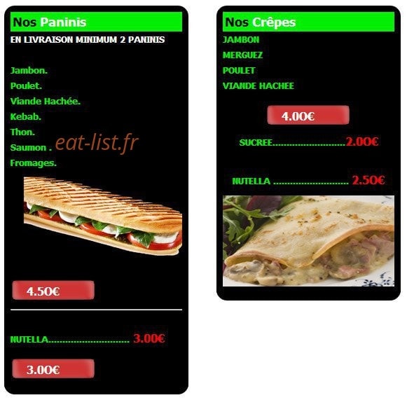 Pizza andiamo — carte page 9