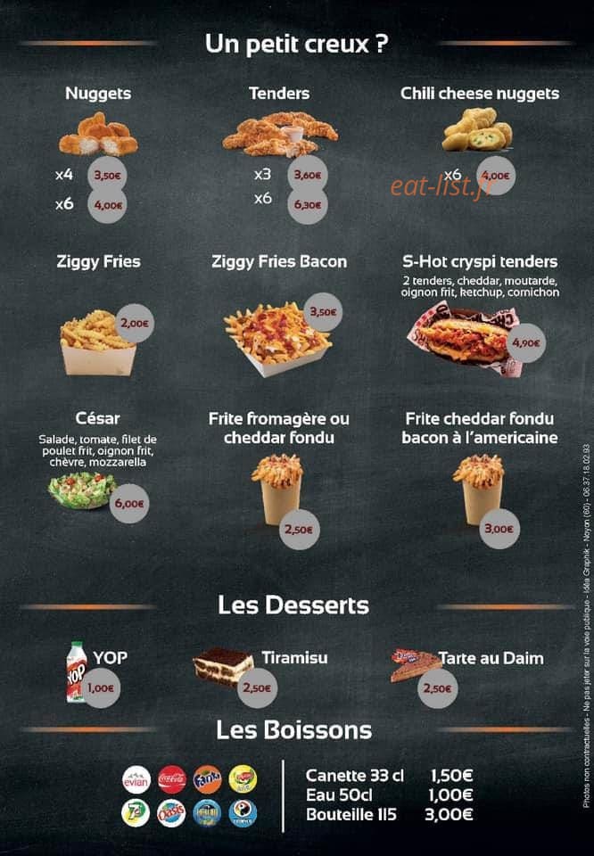 Tacos Perfeito — carte page 1