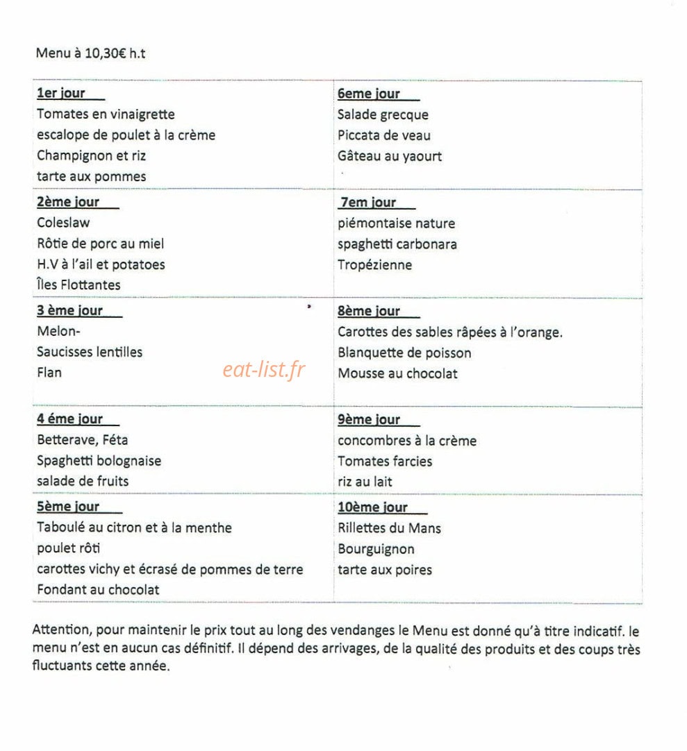 Le Bac — carte page 2