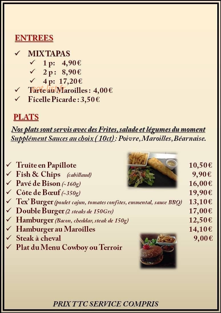 Le Tex'n — carte page 1