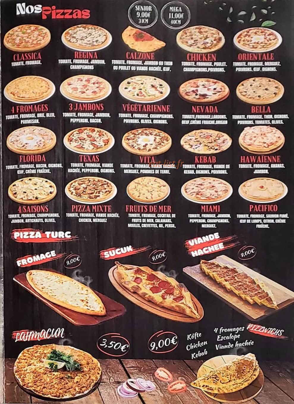 Restaurant Defné — carte page 3