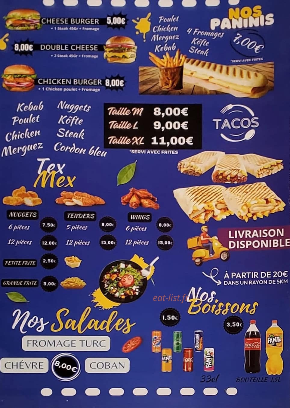 Restaurant Defné — carte page 4