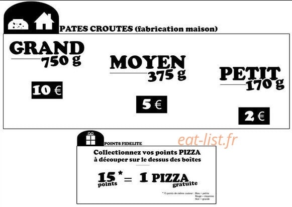 Pizza Feu de Bois — carte page 3