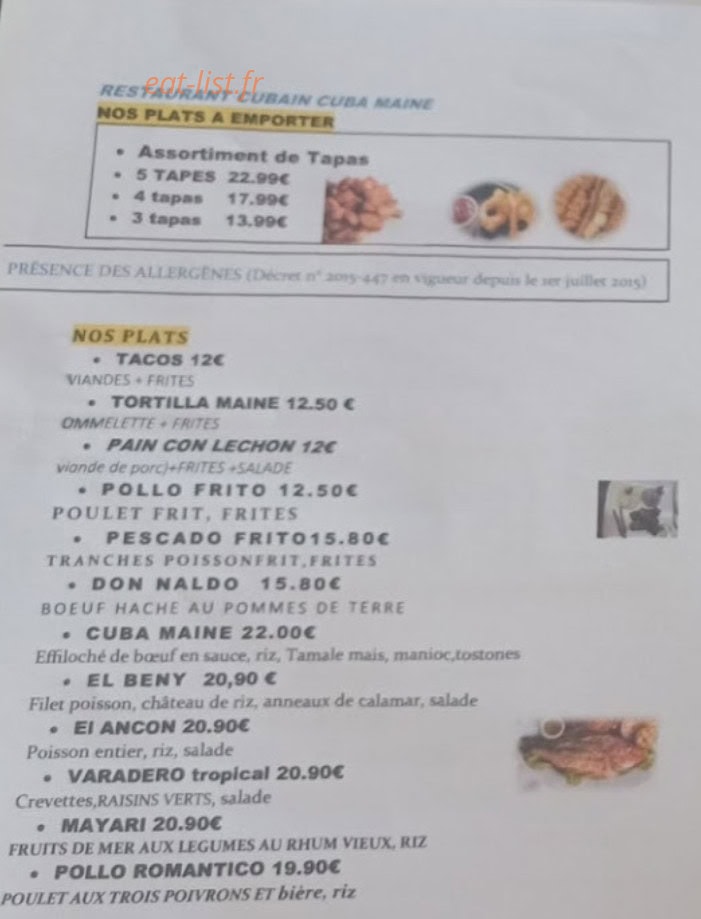 Cuba maine — carte page 1