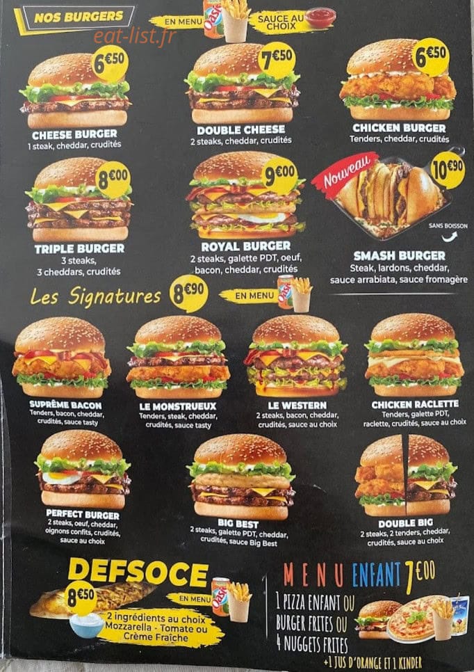 Food Avenue — carte page 4