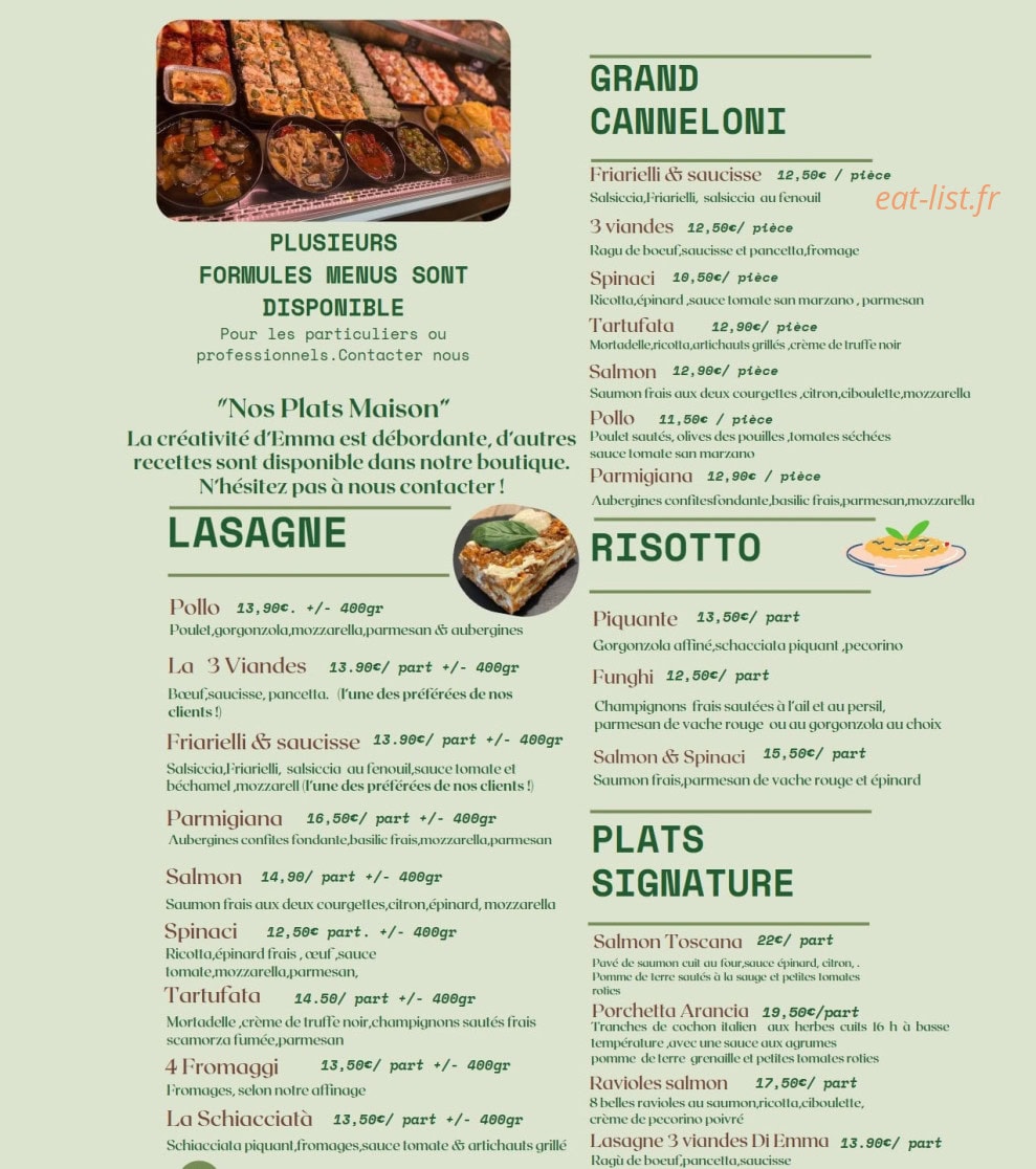 La Bottega Di Emma — carte page 2
