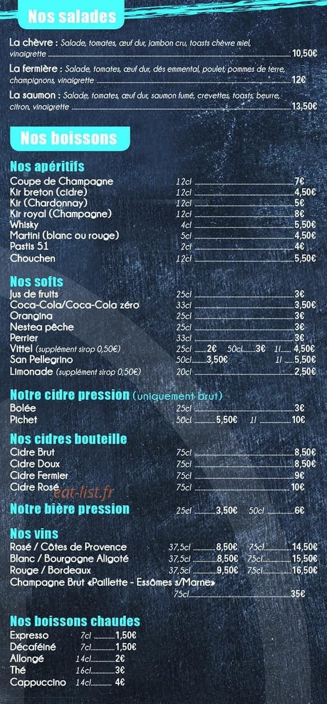 La Crêpe Rit ! — carte page 3