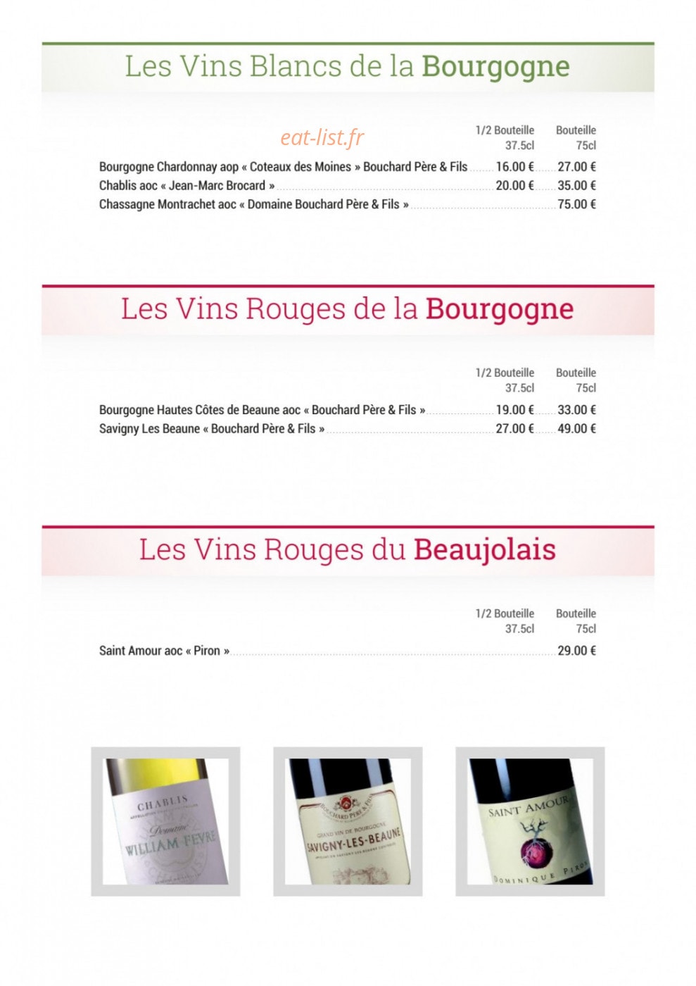 La Symphonie des Saisons — carte page 11