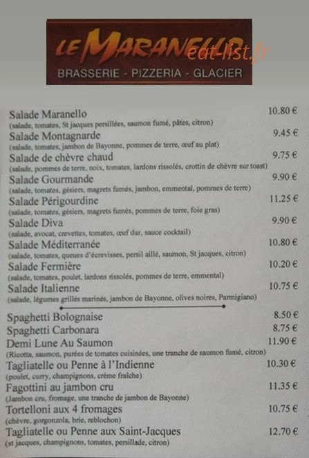 Le Maranello — carte page 1