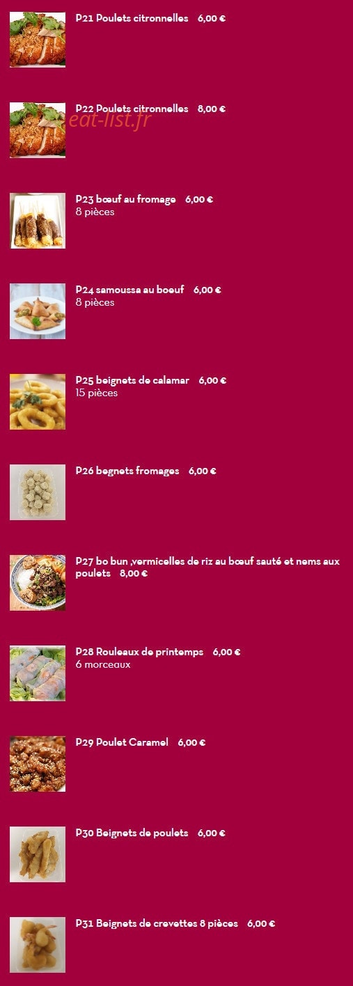 Wok & Grill — carte page 3