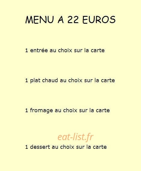 Au Gré Des Envies — carte page 2