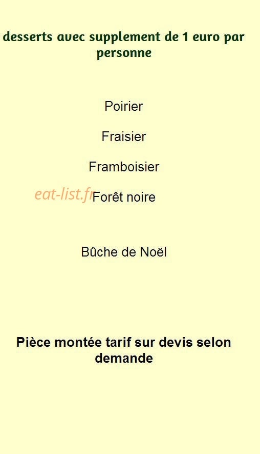 Au Gré Des Envies — carte page 10