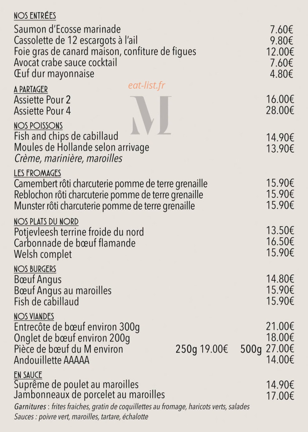 M de Mexico — carte page 2