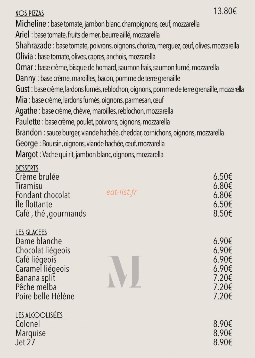 M de Mexico — carte page 3