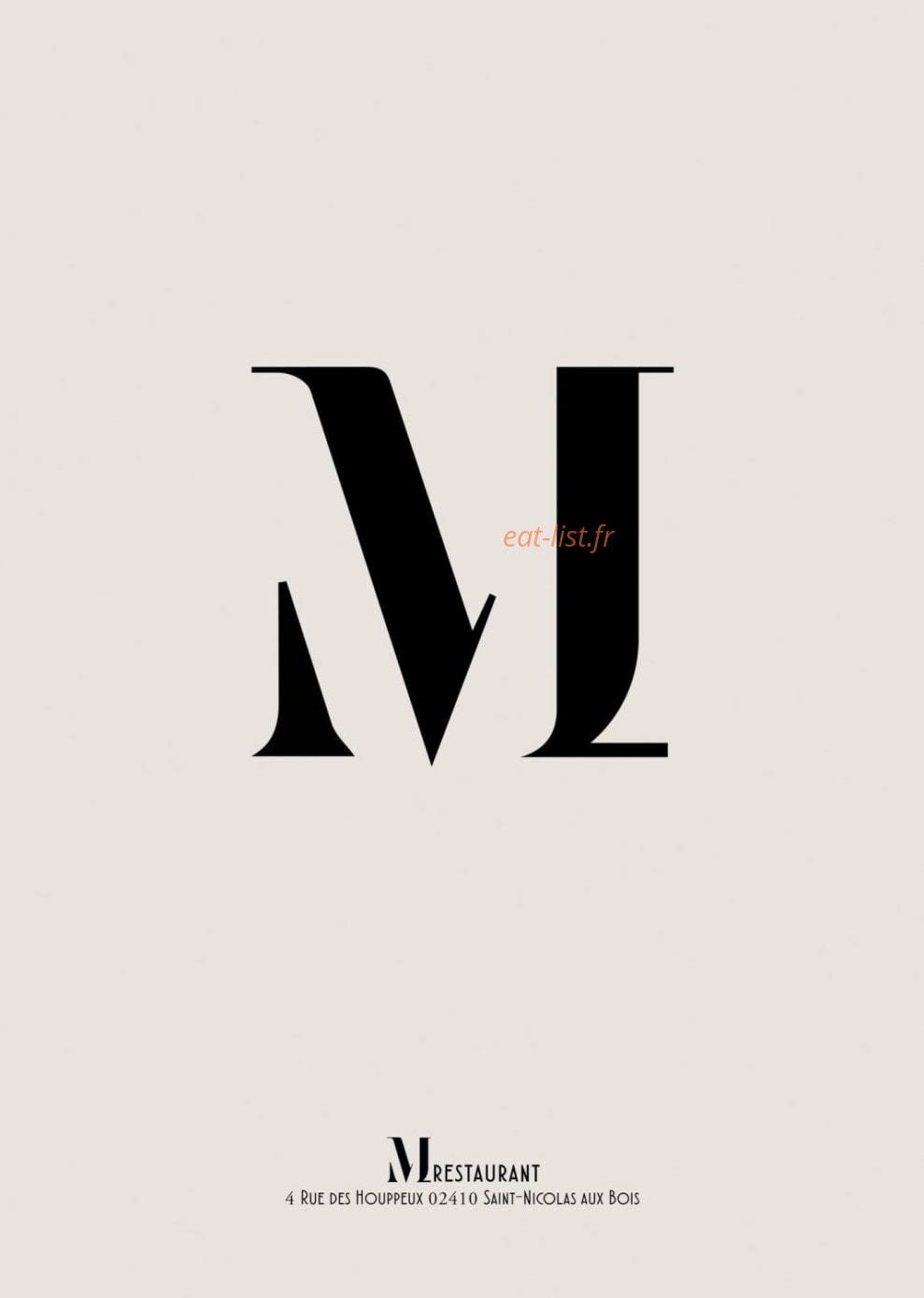 M de Mexico — carte page 1