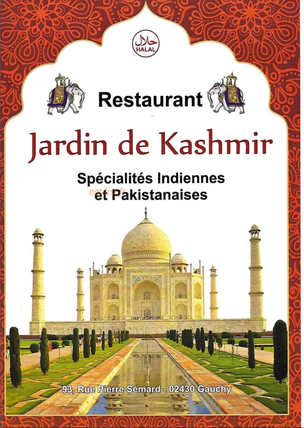 Jardin de Kashmir — carte page 1