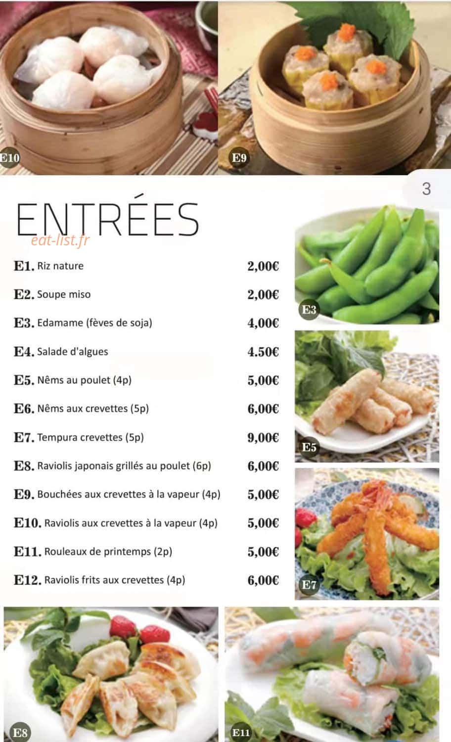 Etoile De Paris — carte page 1