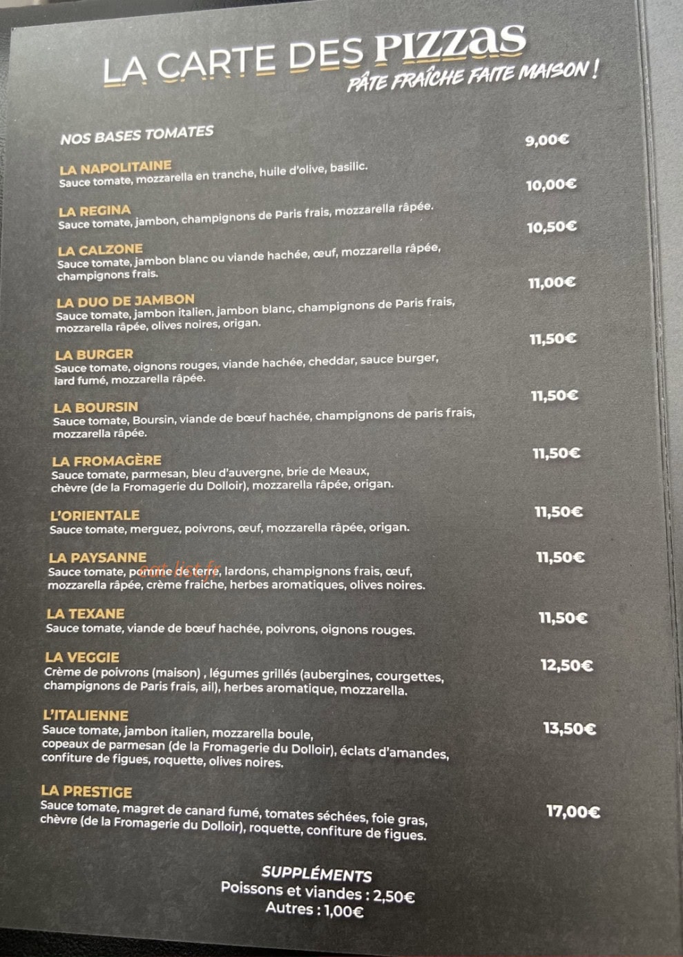 La Prestige du Dolloir — carte page 2