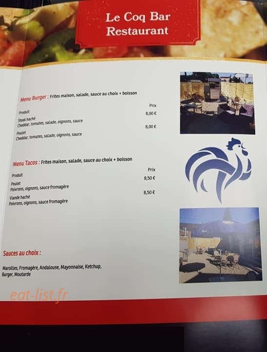 Le Coq — carte page 1